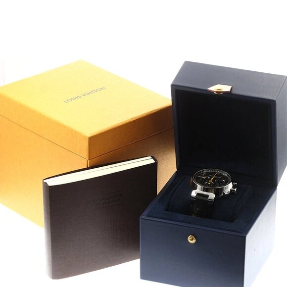 LOUIS VUITTON Tambour Q112F Chronograph Brown Dial Automatic Men's Watch_888587 - Picture 2 of 7